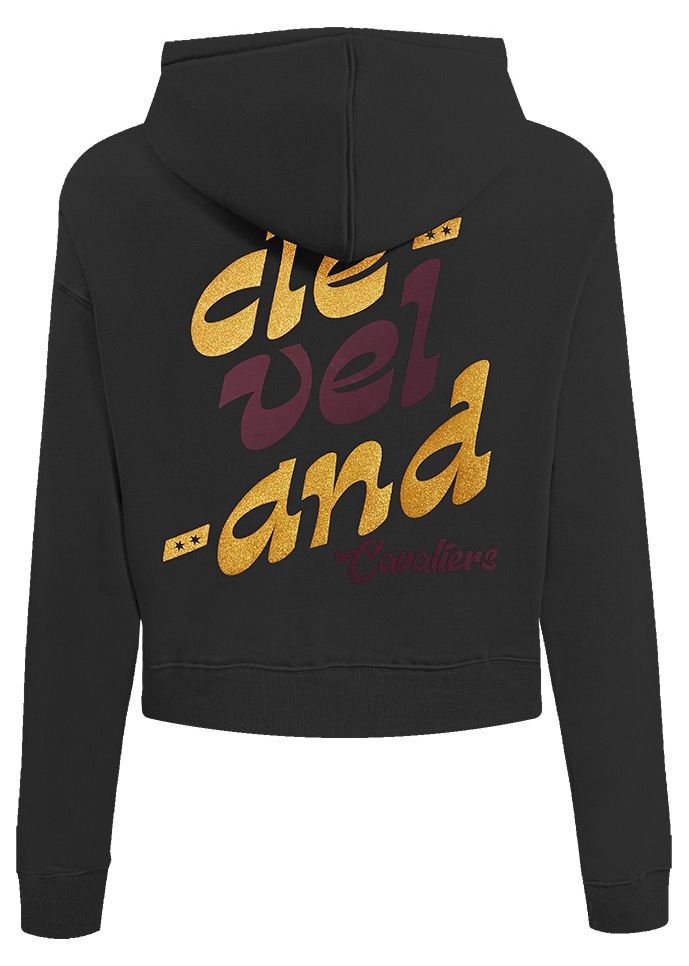 Pro Standard Women's Cleveland Cavaliers Black Wordplay Full Zip Hoodie product image