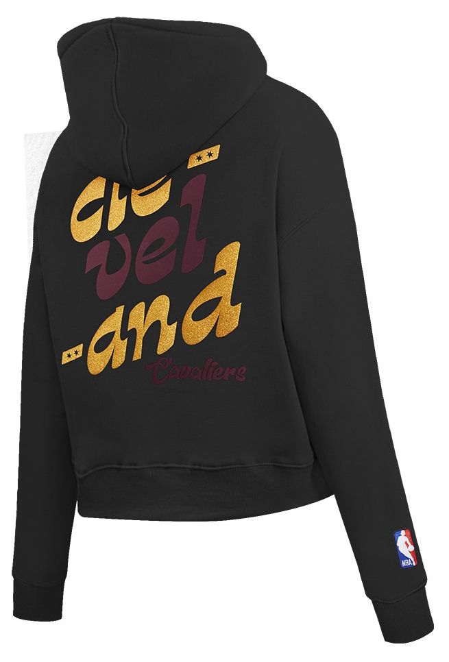 Pro Standard Women's Cleveland Cavaliers Black Wordplay Full Zip Hoodie product image