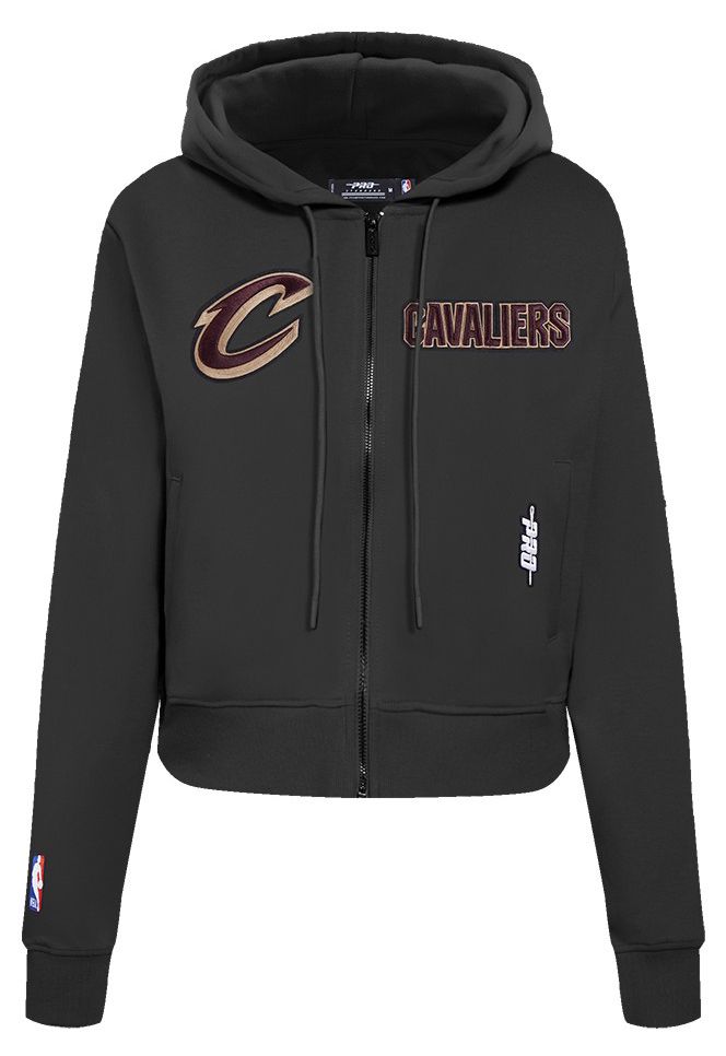 Pro Standard Women's Cleveland Cavaliers Black Wordplay Full Zip Hoodie product image