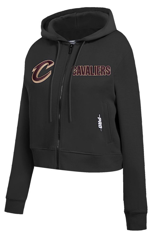 Pro Standard Women's Cleveland Cavaliers Black Wordplay Full Zip Hoodie product image