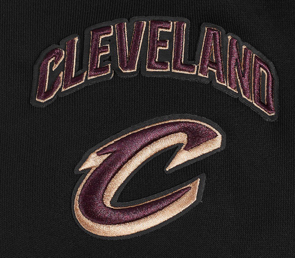 Pro Standard Women's Cleveland Cavaliers Black Classic Cropped Fleece Pullover Hoodie product image