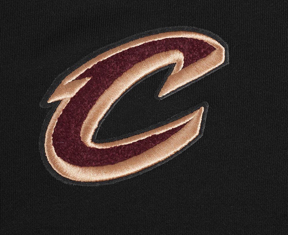 Pro Standard Women's Cleveland Cavaliers Black Classic Cropped Fleece Pullover Hoodie product image
