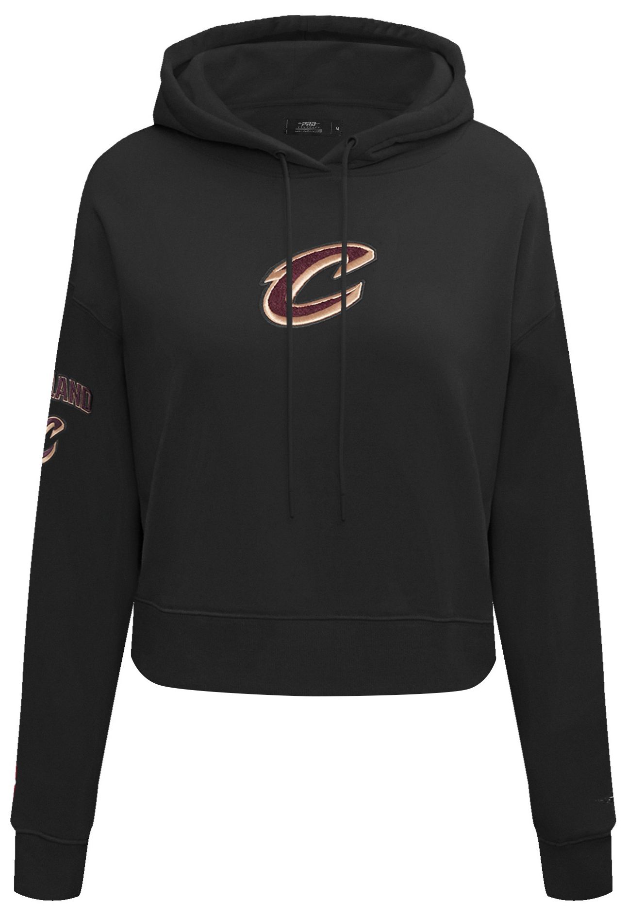 Pro Standard Women's Cleveland Cavaliers Black Classic Cropped Fleece Pullover Hoodie product image
