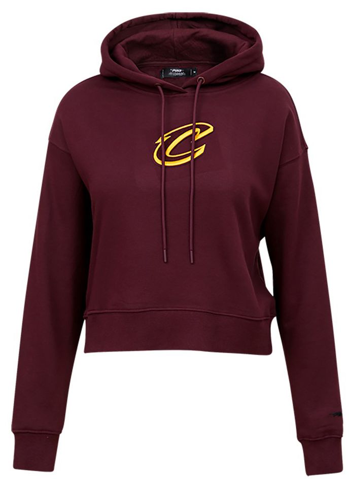Pro Standard Women's Cleveland Cavaliers Red Classic Cropped Fleece Pullover Hoodie product image
