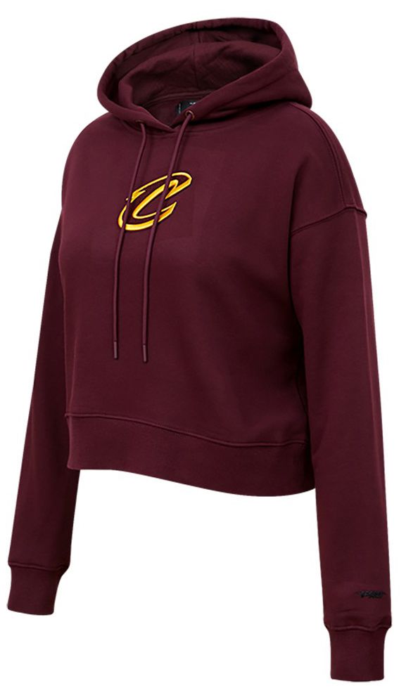 Pro Standard Women's Cleveland Cavaliers Red Classic Cropped Fleece Pullover Hoodie product image