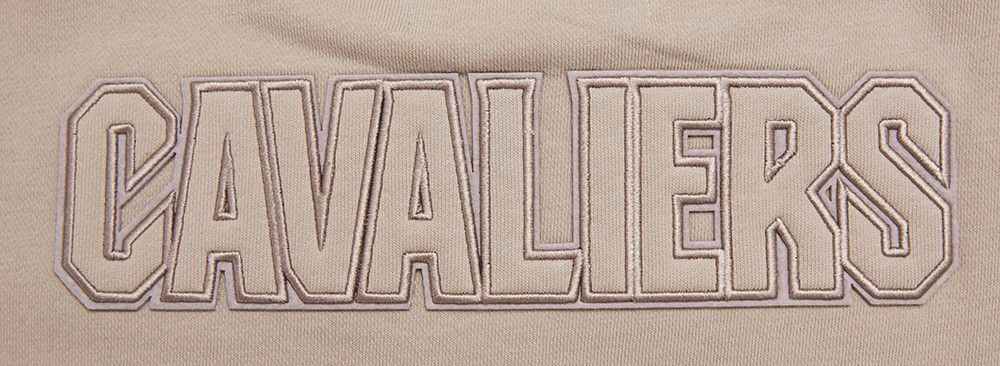 Pro Standard Women's Cleveland Cavaliers Taupe Neutral Fleece Crewneck Sweatshirt product image