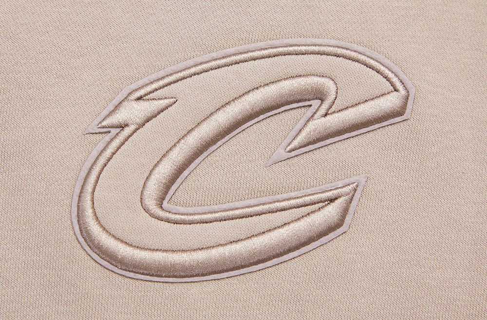 Pro Standard Women's Cleveland Cavaliers Taupe Neutral Fleece Crewneck Sweatshirt product image