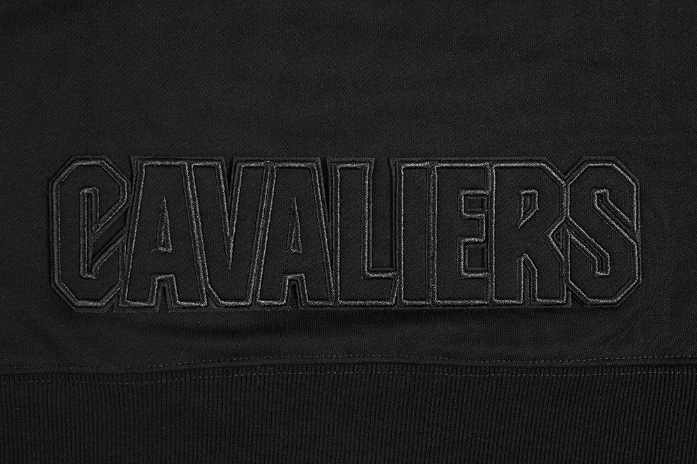 Pro Standard Women's Cleveland Cavaliers Black Neutral Cropped Fleece Pullover Hoodie product image