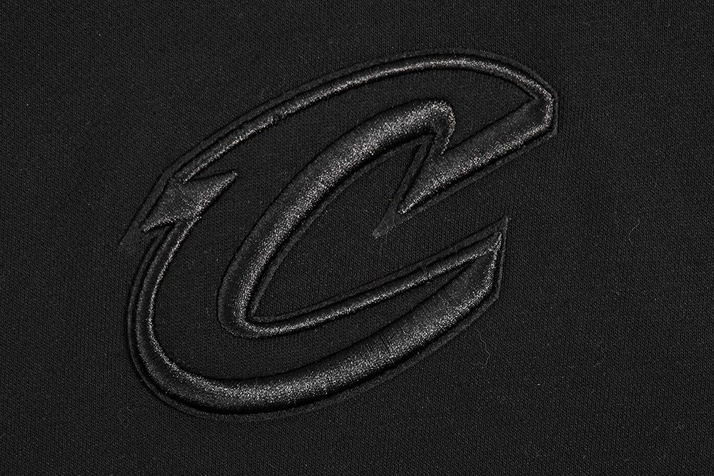 Pro Standard Women's Cleveland Cavaliers Black Neutral Cropped Fleece Pullover Hoodie product image