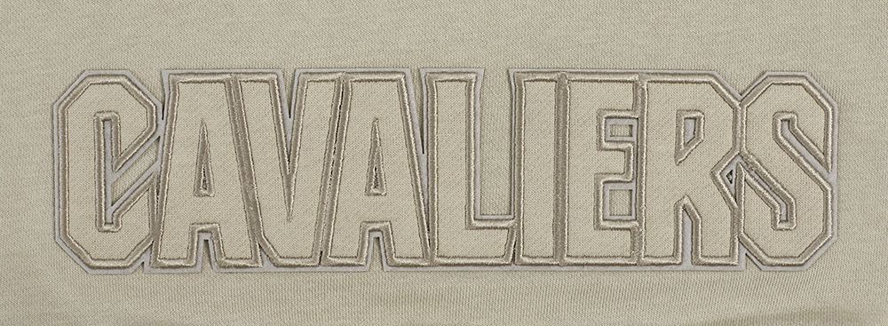 Pro Standard Women's Cleveland Cavaliers Neutral Cropped Pullover Hoodie product image