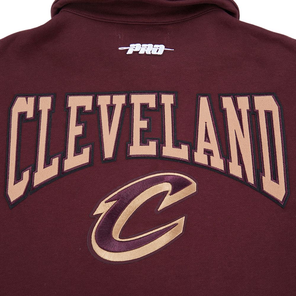Pro Standard Women's Cleveland Cavaliers Wine Crest Emblem Long Sleeve Polo product image