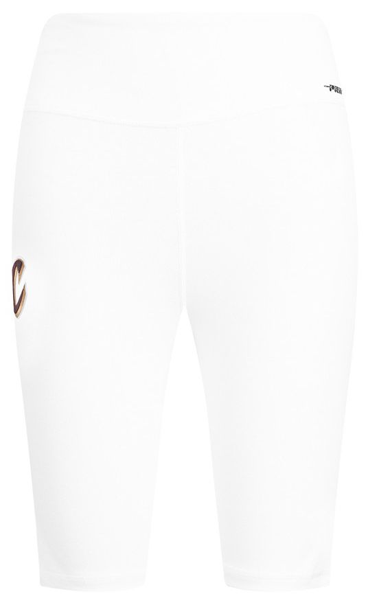 Pro Standard Women's Cleveland Cavaliers White Classic Cotton Bike Shorts product image