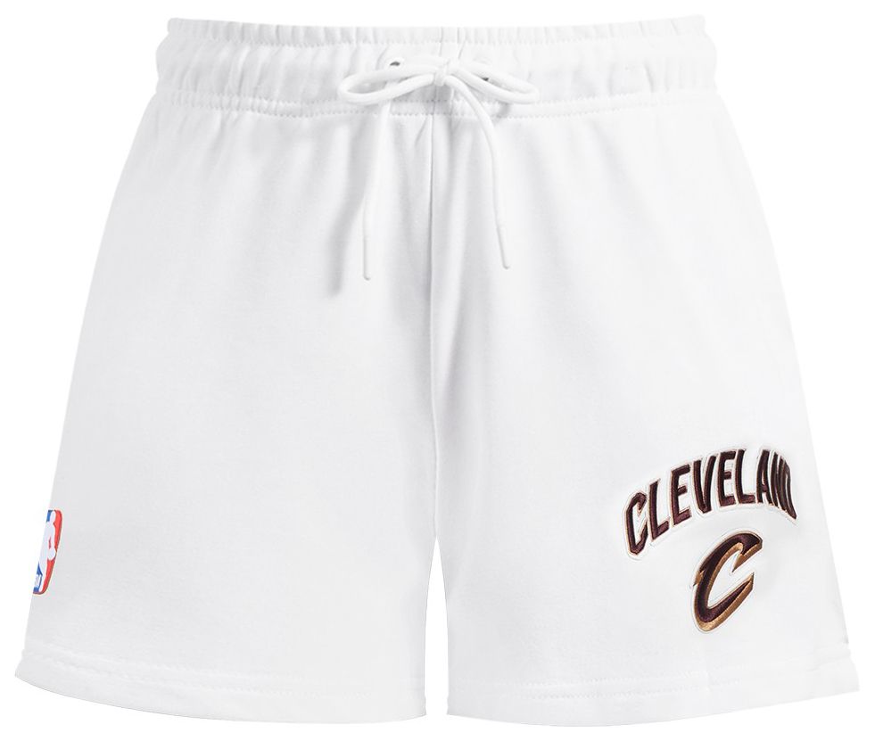 Pro Standard Women's Cleveland Cavaliers White Classic Fleece Shorts product image