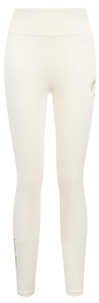 Pro Standard Women's Cleveland Cavaliers Off White Neutral Jersey Leggings product image