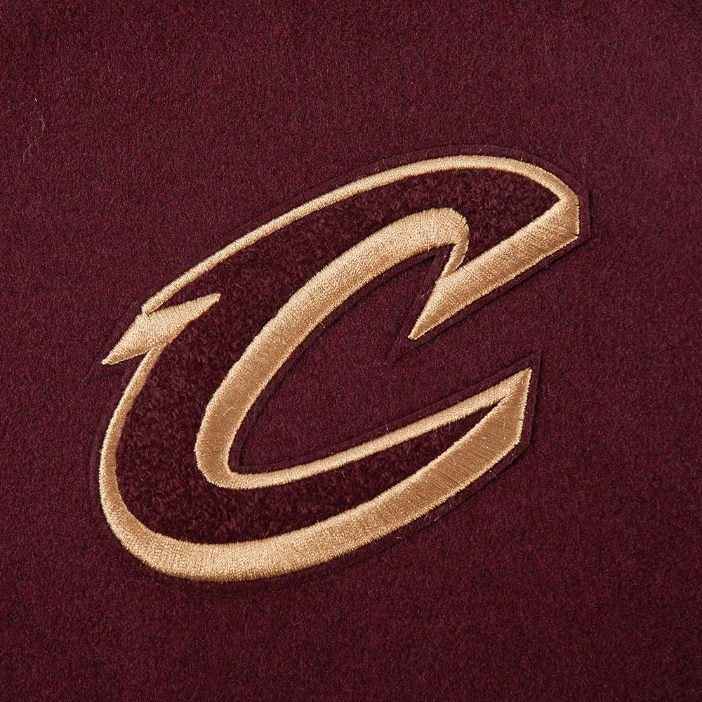 Pro Standard Women's Cleveland Cavaliers Red Classic Wool Varsity Jacket product image