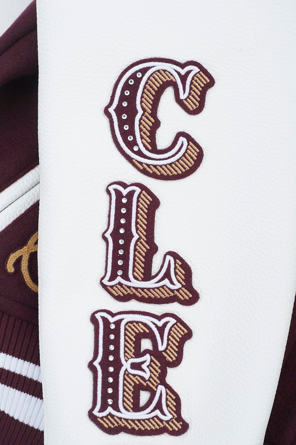 Pro Standard Women's Cleveland Cavaliers Maroon Legacy Varsity Jacket product image