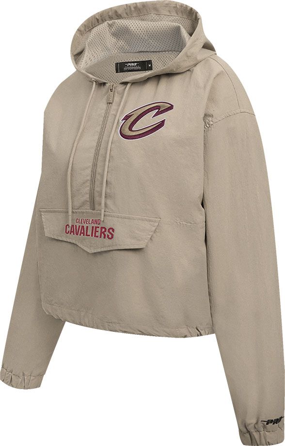 Pro Standard Women's Cleveland Cavaliers Woven Half Zip Jacket