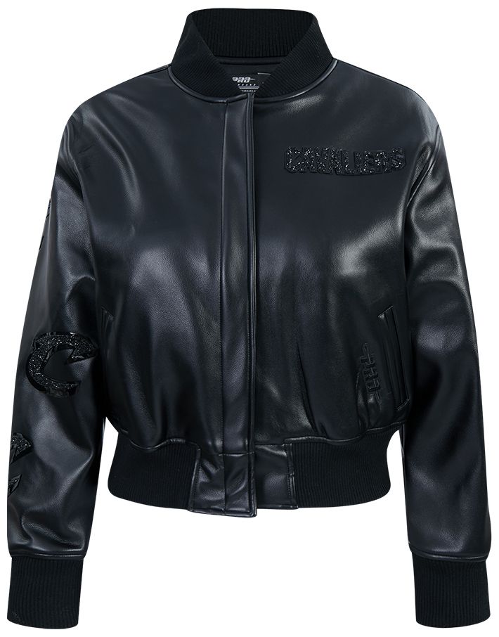 Pro Standard Women's Cleveland Cavaliers Black Full-Zip Leather Jacket product image