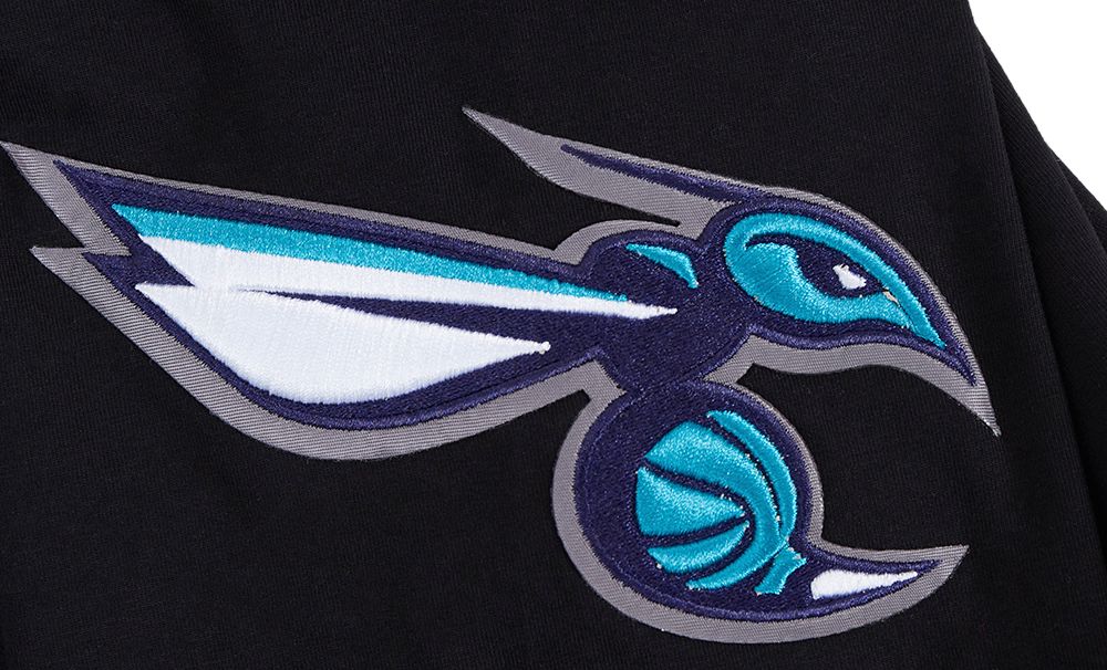 Pro Standard Men's Charlotte Hornets Black Script Tail Short Sleeve T-Shirt product image