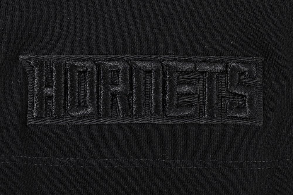 Pro Standard Men's Charlotte Hornets Black Neutral Drop Shoulder Short Sleeve T-Shirt product image