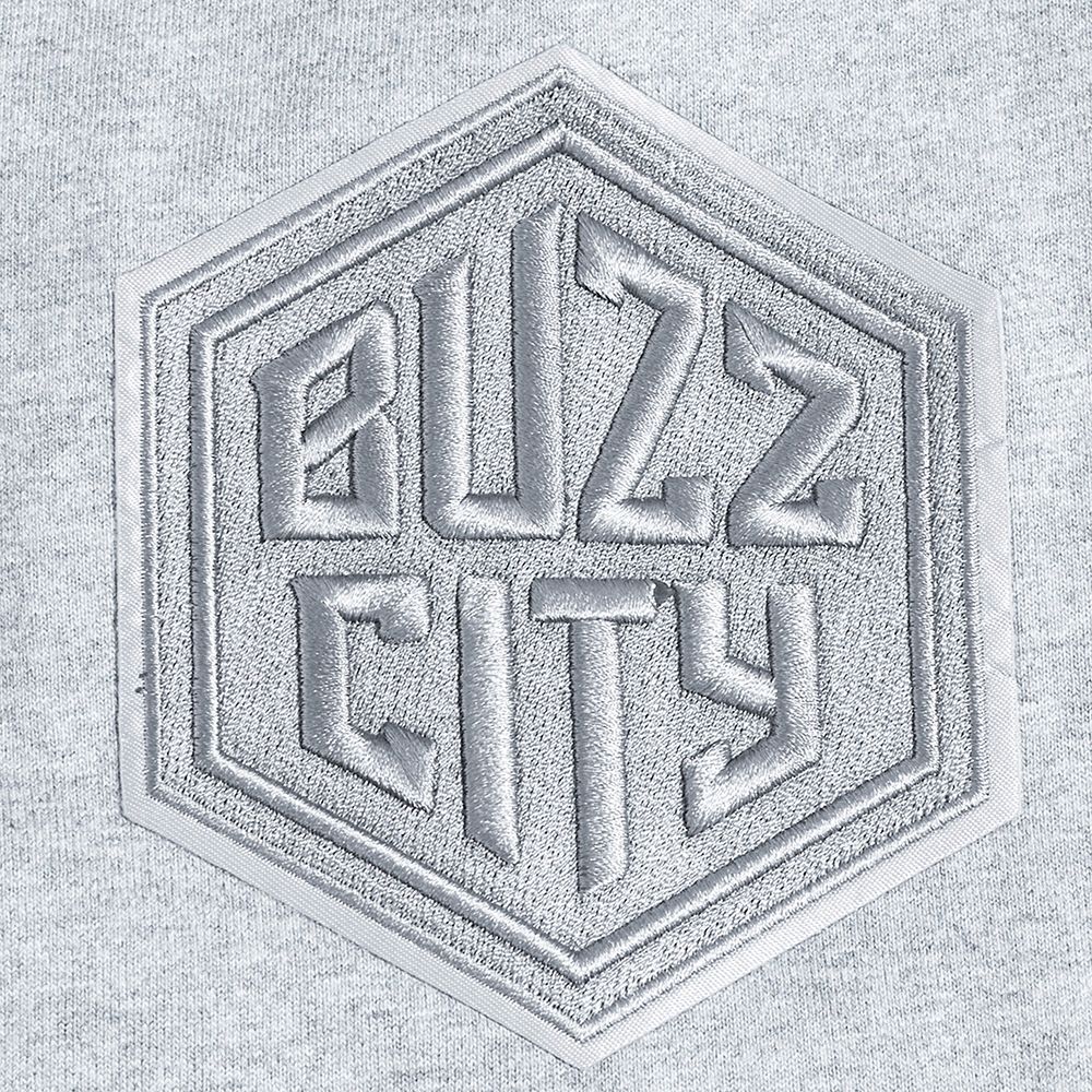 Pro Standard Men's Charlotte Hornets Gray Neutral Drop Shoulder Short Sleeve T-Shirt product image