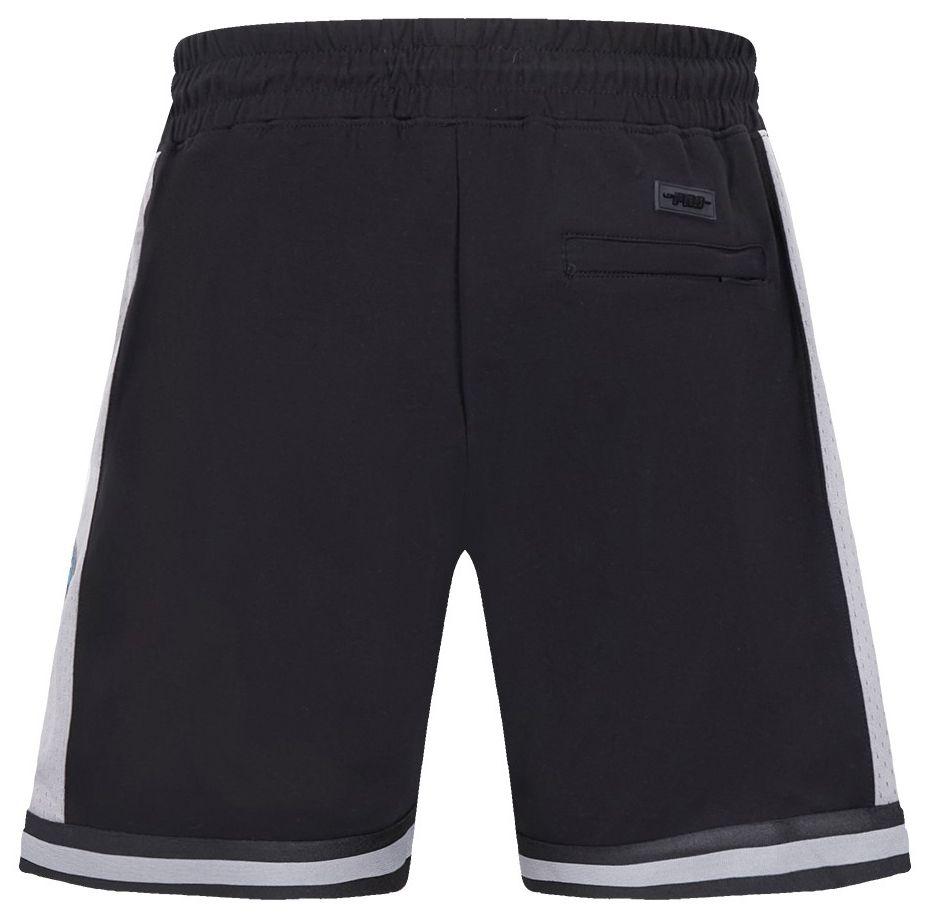 Pro Standard Men's Charlotte Hornets Black Script Tail Fleece Shorts product image