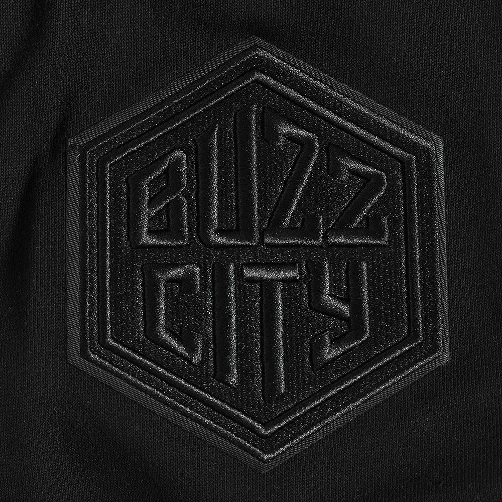 Pro Standard Men's Charlotte Hornets Black Neutral Fleece Shorts product image