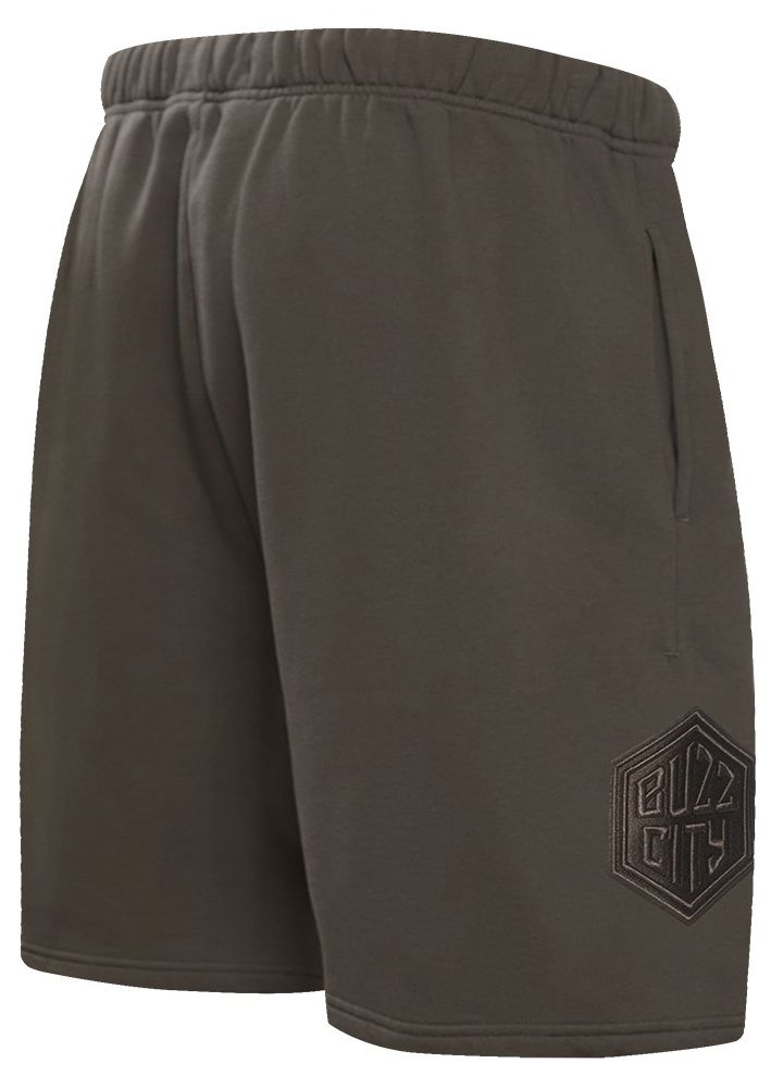 Pro Standard Men's Charlotte Hornets Taupe Neutral Fleece Shorts product image