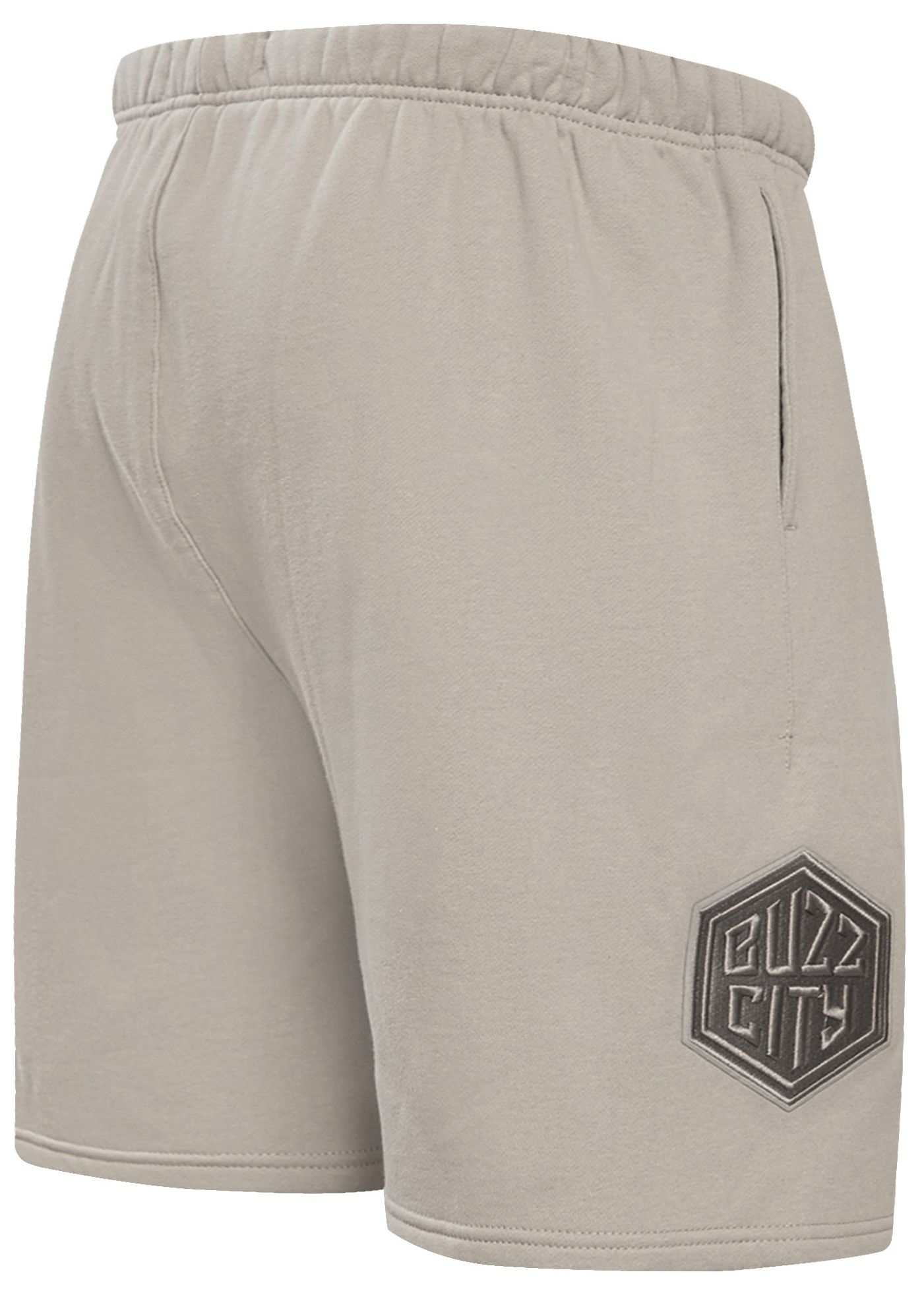 Pro Standard Men's Charlotte Hornets Taupe Neutral Fleece Shorts product image