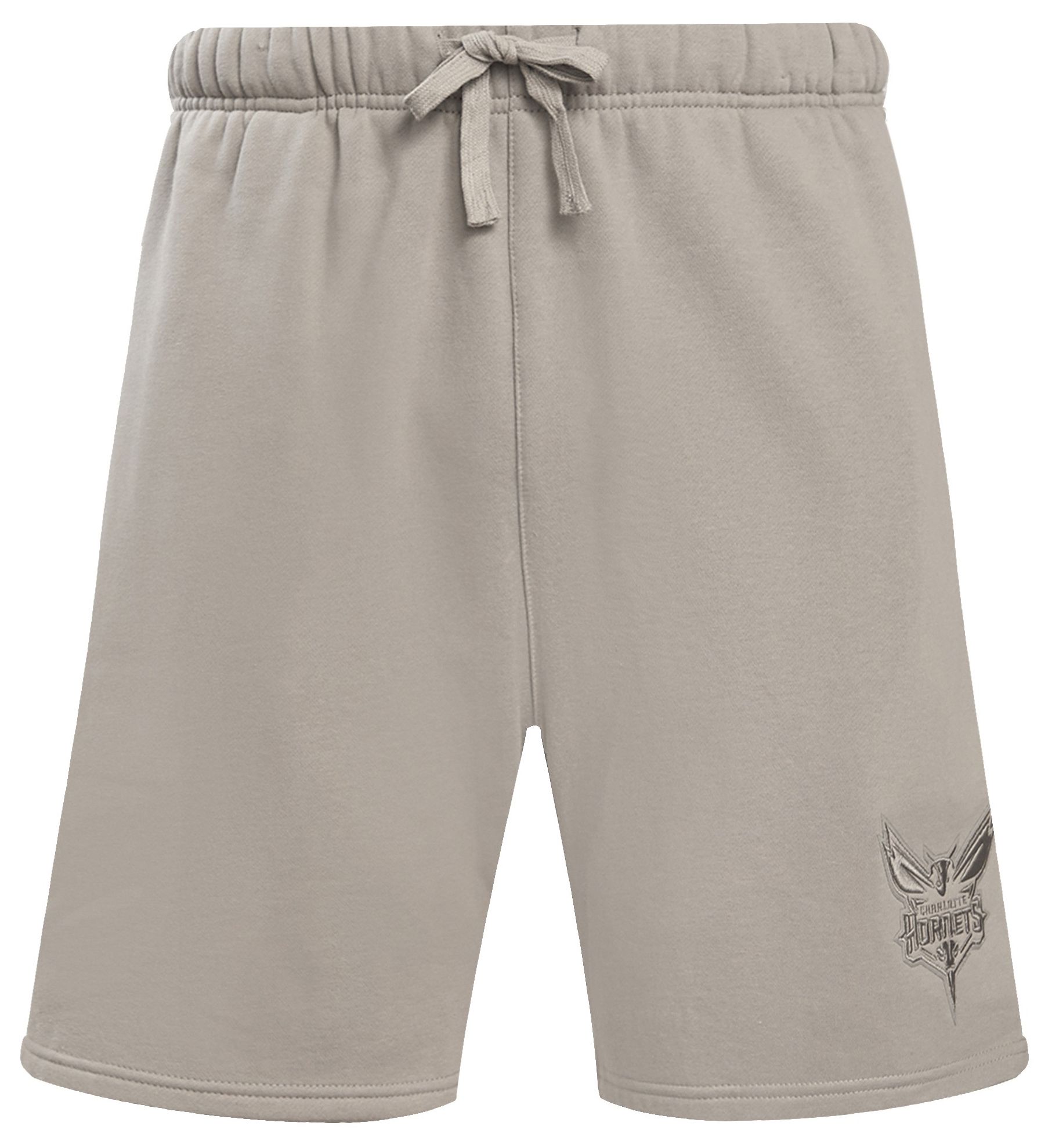 Pro Standard Men's Charlotte Hornets Taupe Neutral Fleece Shorts product image
