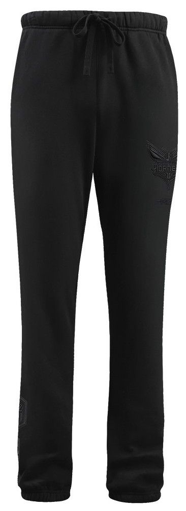 Pro Standard Men's Charlotte Hornets Black Neutral Fleece Sweatpants product image