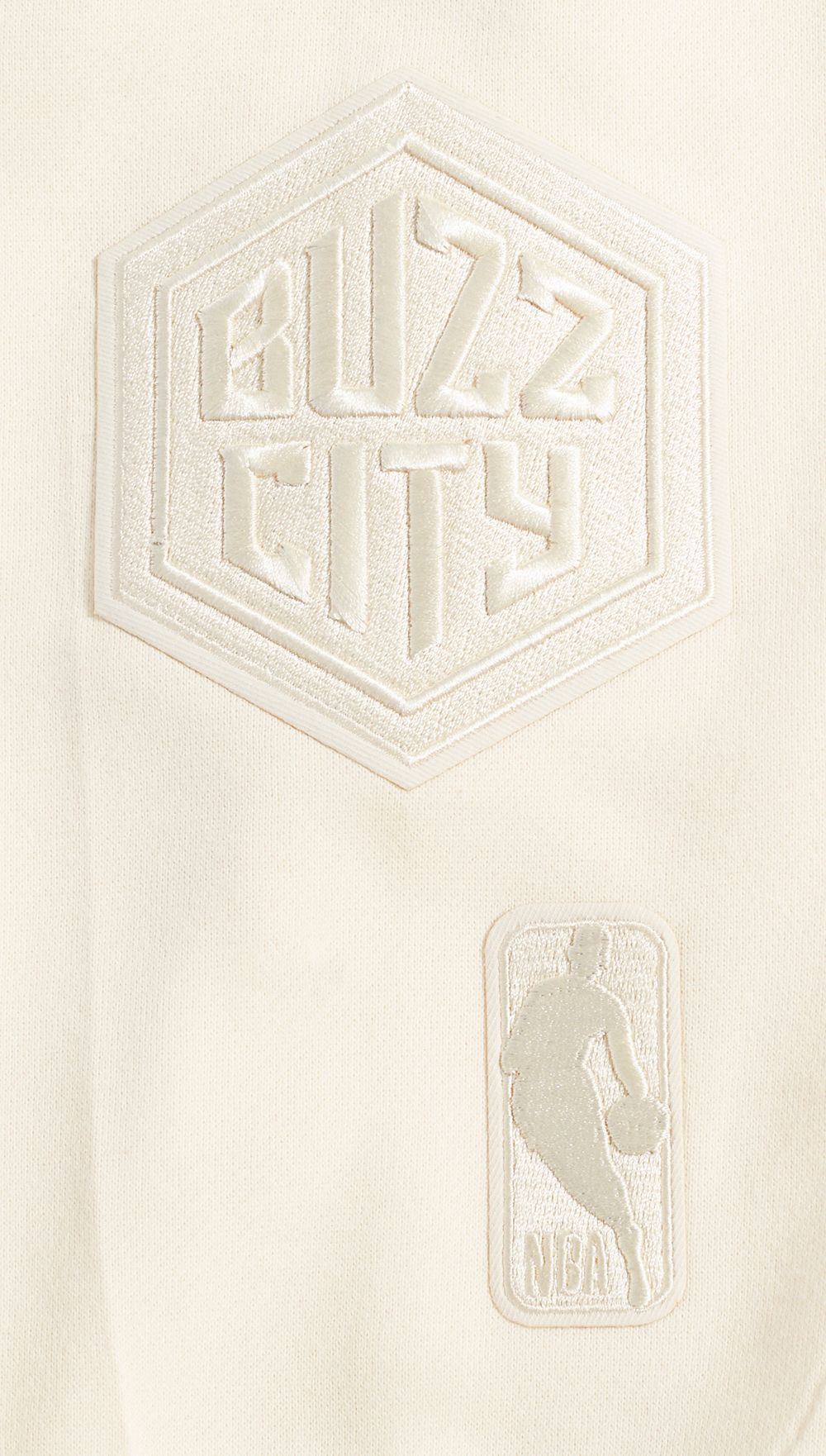 Pro Standard Men's Charlotte Hornets Off White Neutral Fleece Sweatpants product image