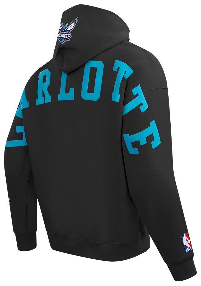 Pro Standard Men's Charlotte Hornets Black Wingspan Drop Shoulder Hoodie product image