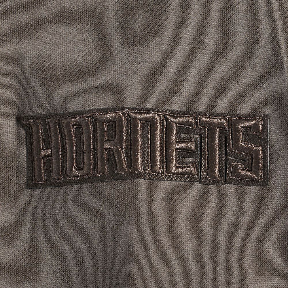 Pro Standard Men's Charlotte Hornets Taupe Neutral Drop Shoulder Fleece Hoodie product image