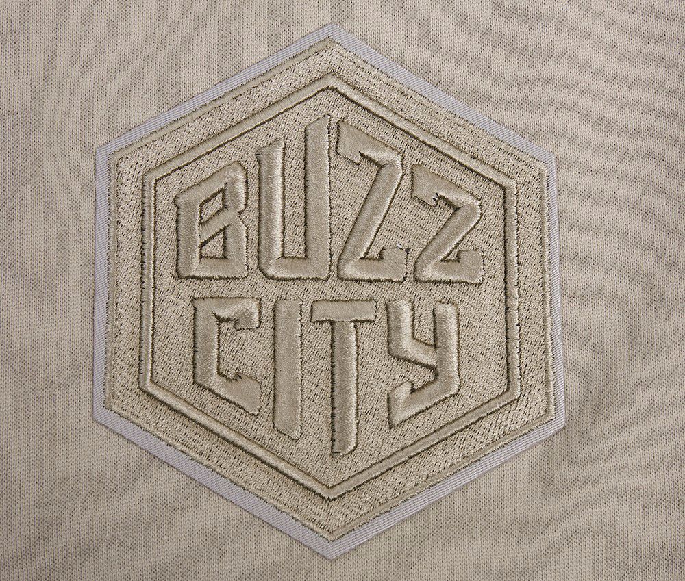 Pro Standard Men's Charlotte Hornets Taupe Neutral Drop Shoulder Fleece Hoodie product image