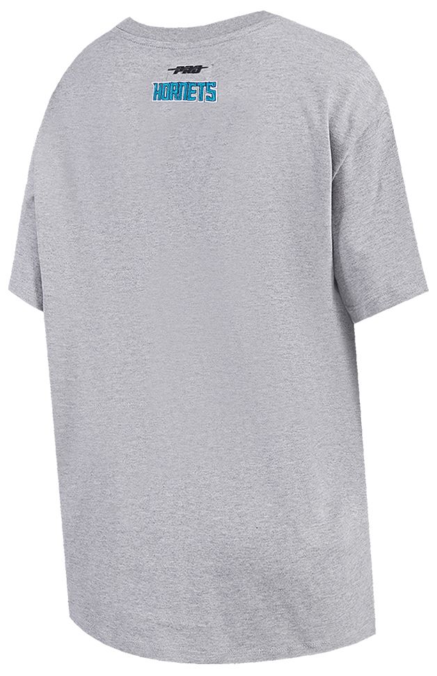 Pro Standard Women's Charlotte Hornets Grey Script Tail T-Shirt product image