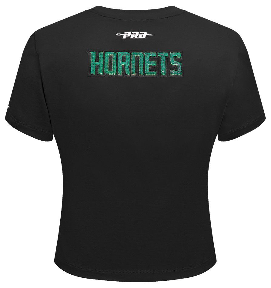 Pro Standard Women's Charlotte Hornets Black Game Day Classics Baby Doll T-Shirt product image