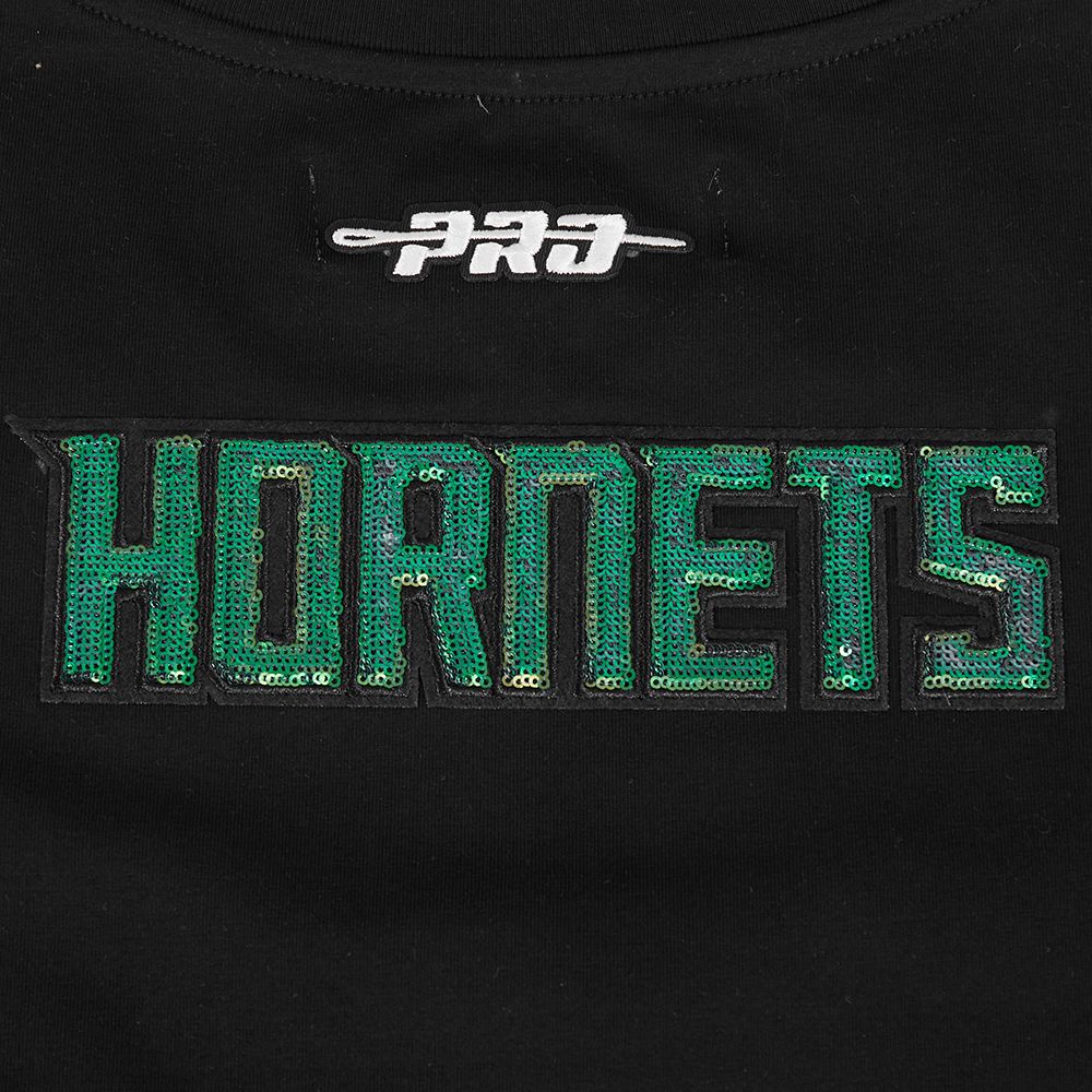Pro Standard Women's Charlotte Hornets Black Game Day Classics Baby Doll T-Shirt product image
