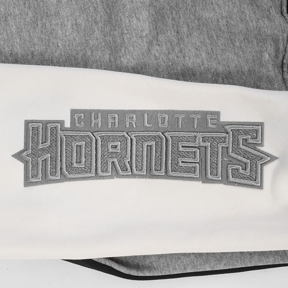 Pro Standard Women's Charlotte Hornets Black Reverse French Terry Pullover Hoodie product image