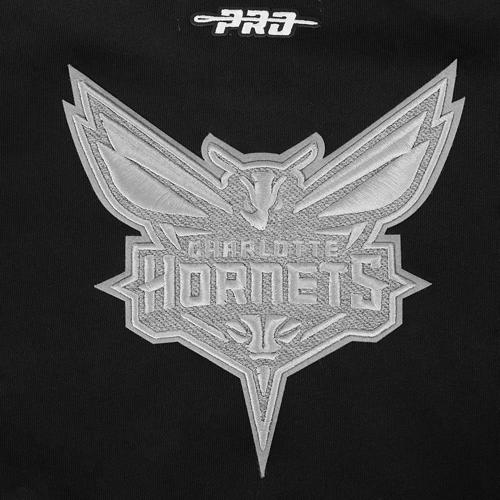 Pro Standard Women's Charlotte Hornets Black Reverse French Terry Pullover Hoodie product image