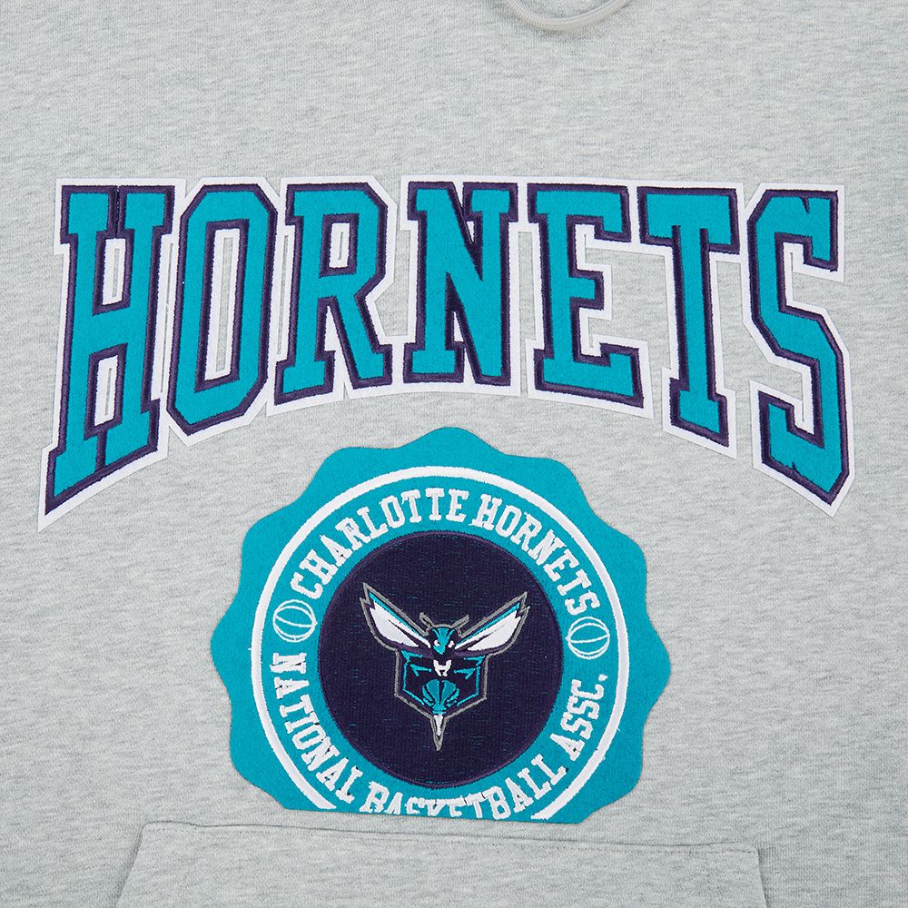 Pro Standard Women's Charlotte Hornets Grey Crest Emblem Hoodie product image