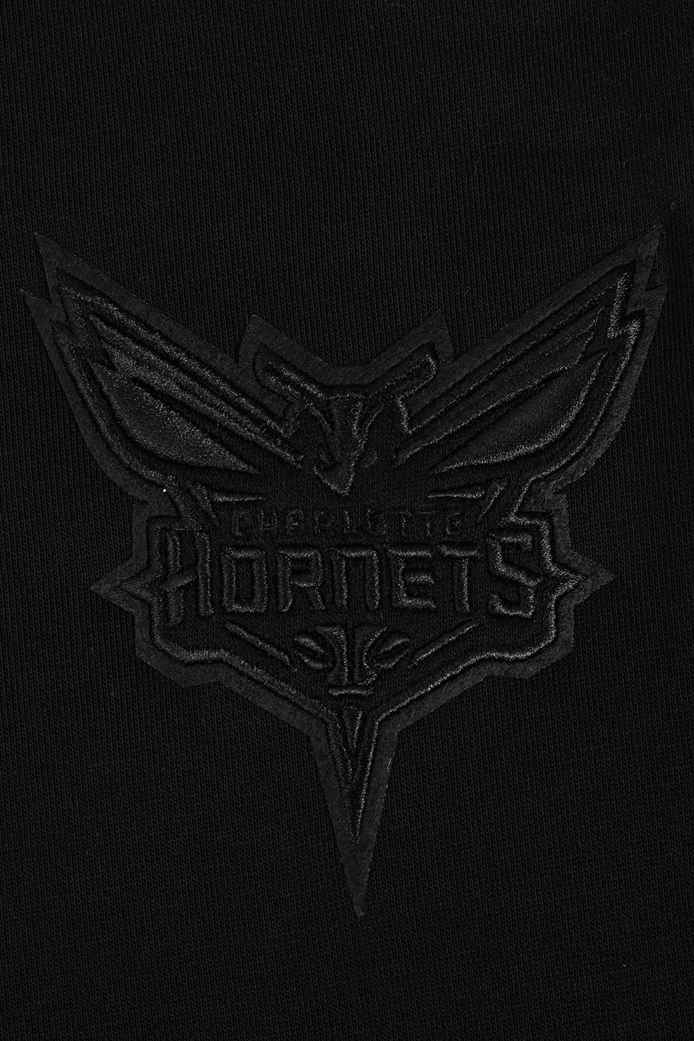 Pro Standard Women's Charlotte Hornets Black Neutral Fleece Crewneck Sweatshirt product image