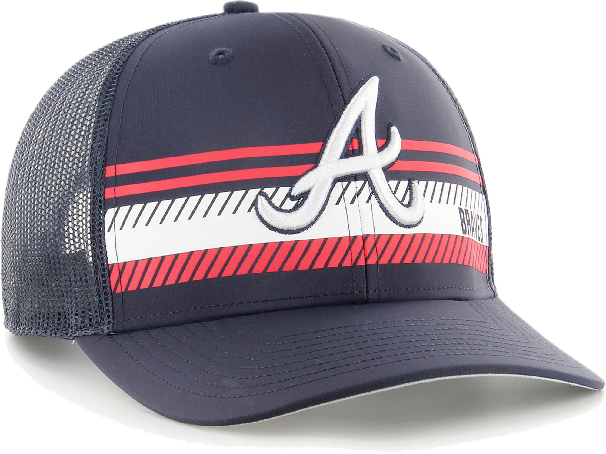 '47 Men's Atlanta Braves Navy Cumberland Adjustable Trucker Hat product image