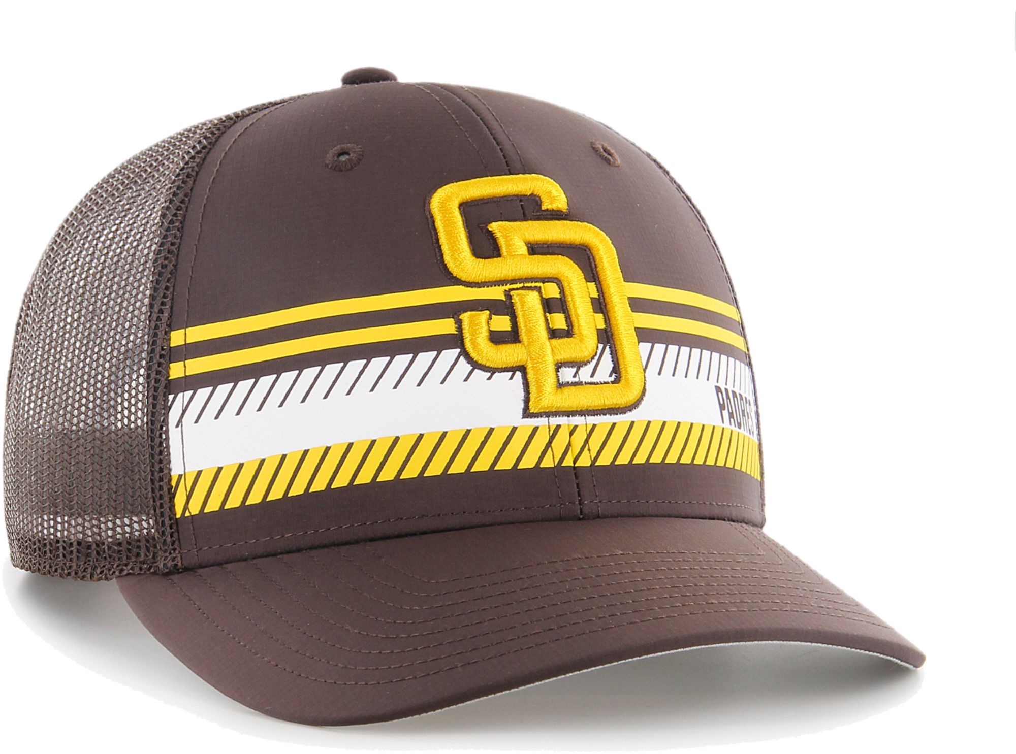 '47 Men's San Diego Padres Brown Cumberland Adjustable Trucker Hat product image