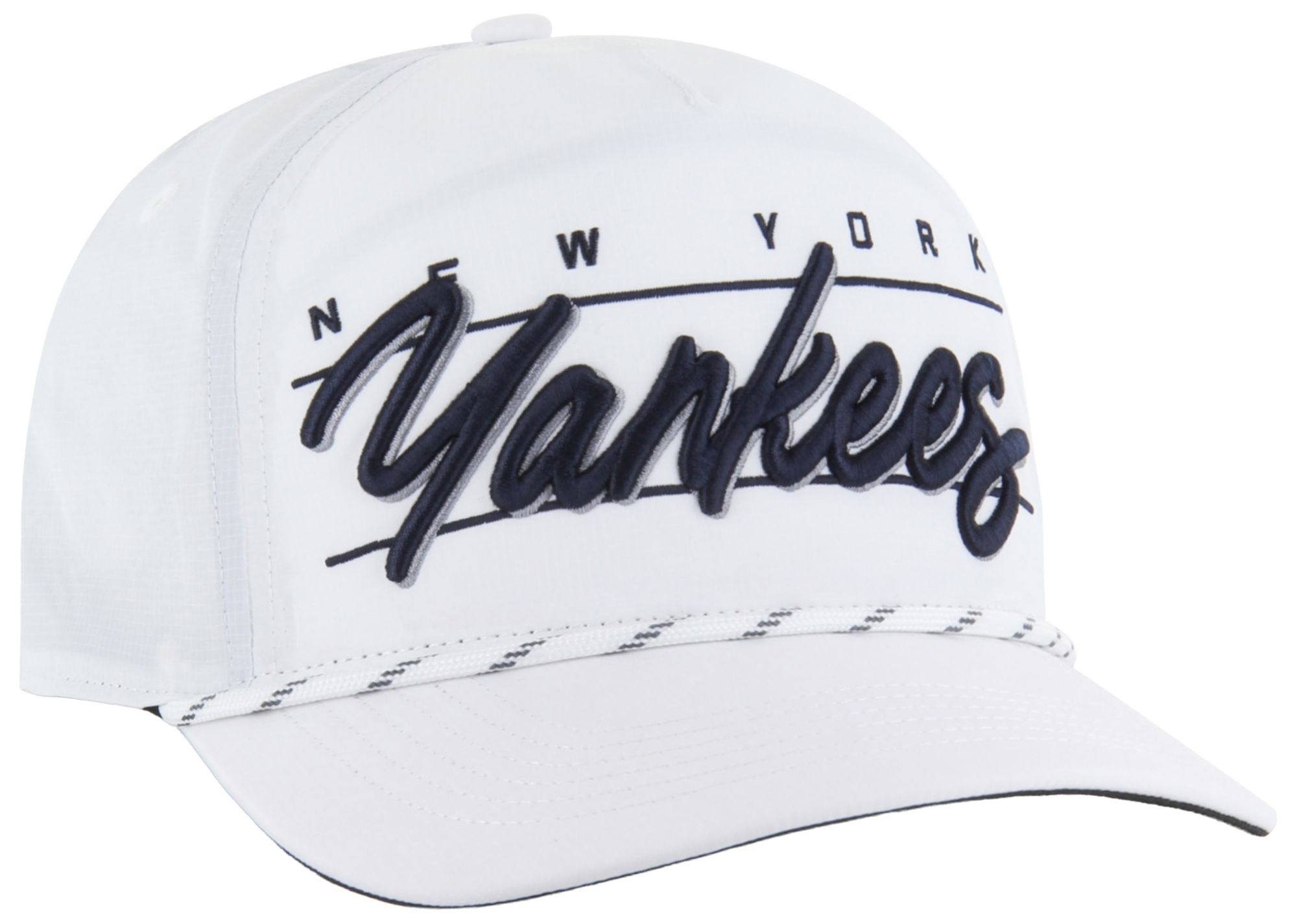 '47 Adult New York Yankees White Condor Hitch Adjustable Hat product image
