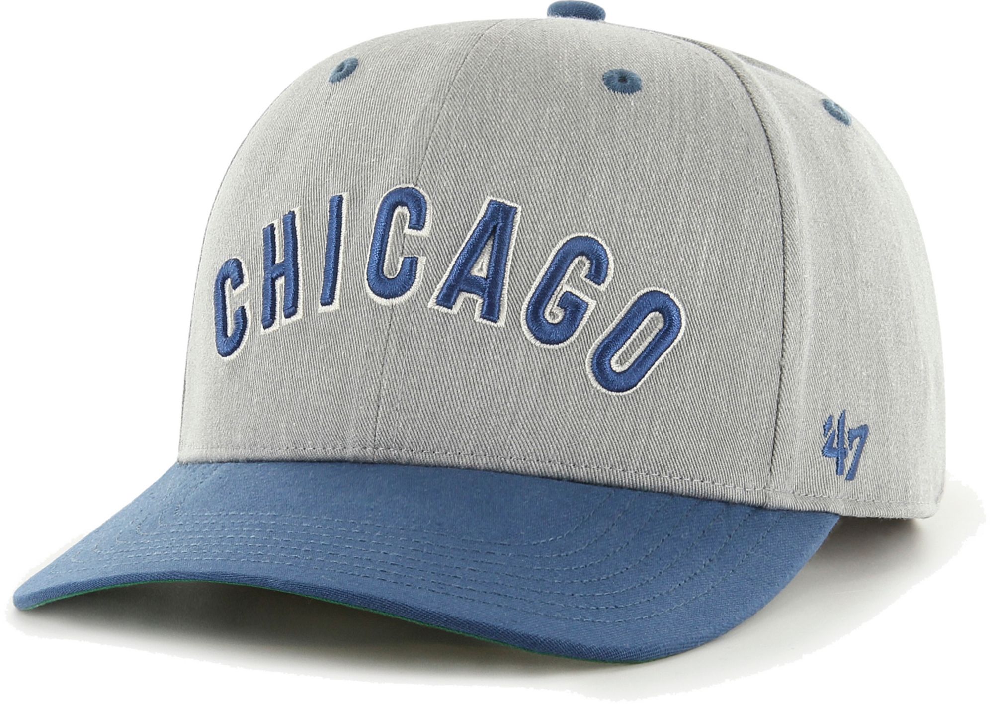 '47 Men's Chicago Cubs Gray Flyout Adjustable Hat product image