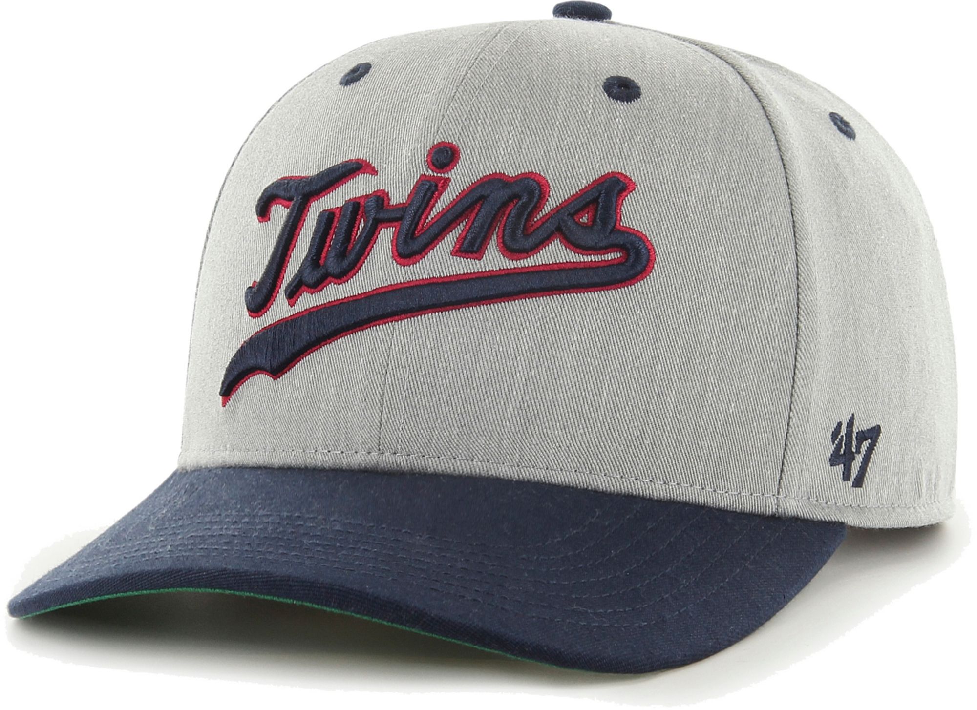 '47 Men's Minnesota Twins Gray Flyout Adjustable Hat product image