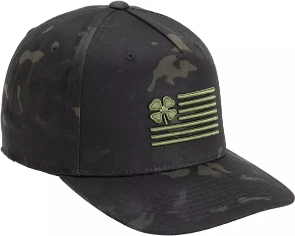 Black Clover Men's Black Multi-Camo Clover Nation Golf Hat