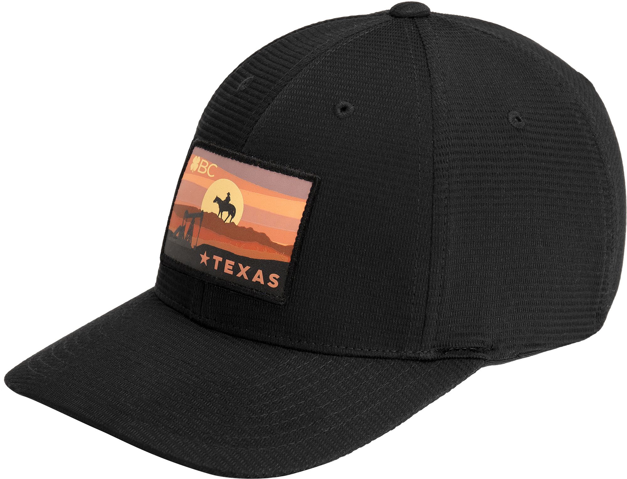 Black Clover Men's Texas Resident Fitted Golf Hat