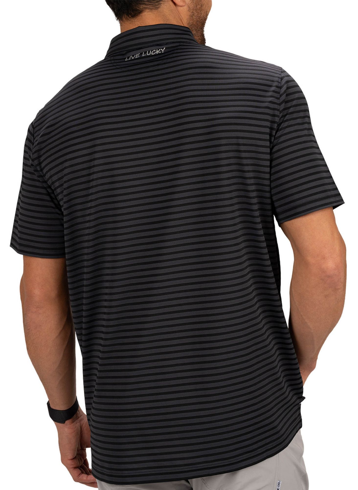 Black Clover Men's Palmer Jacquard Golf Polo product image